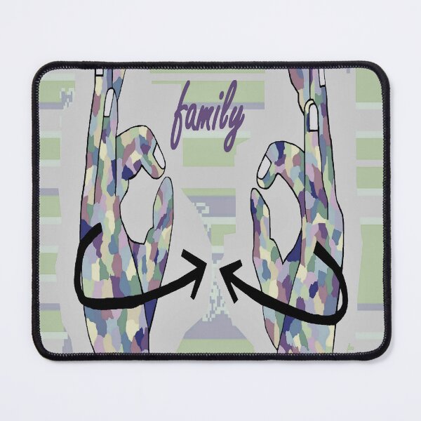 Item preview, ASL Family in Denim Colors designed and sold by EloiseArt.