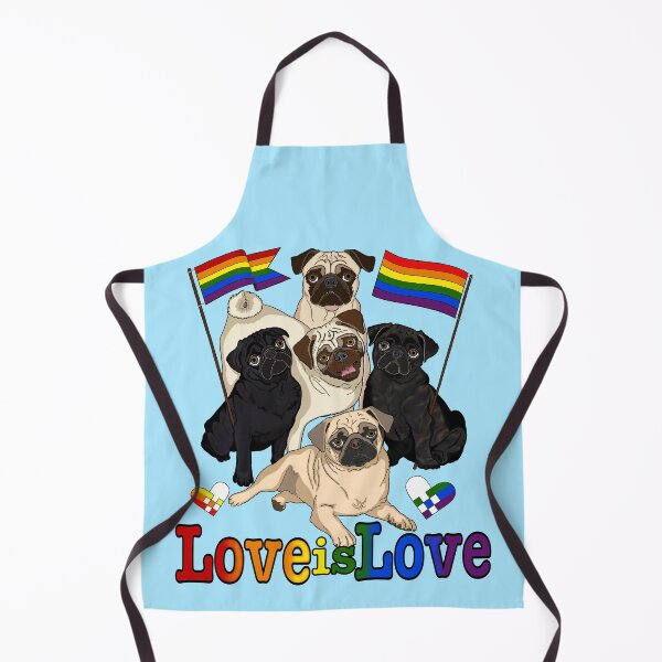 Item preview, Pugs Know Love is Love designed and sold by FivePugs.