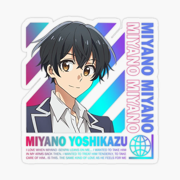 Sasaki and Miyano Manga Sticker for Sale by SAHDBB