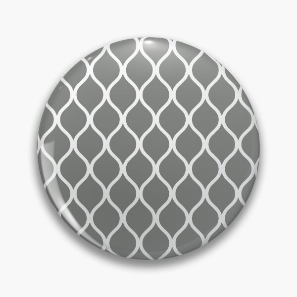 Item preview, Grey Ogee Geometric Pattern designed and sold by Koi-Art.