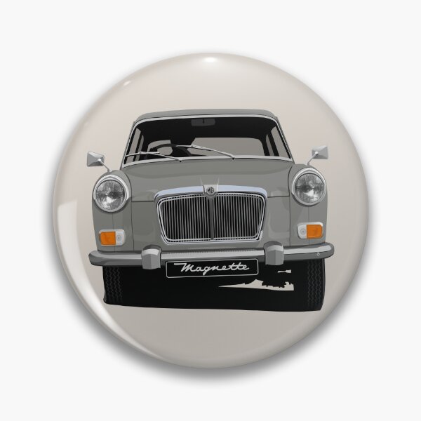 Item preview, MG Magnette - cornering - Dove gray designed and sold by knappidesign.