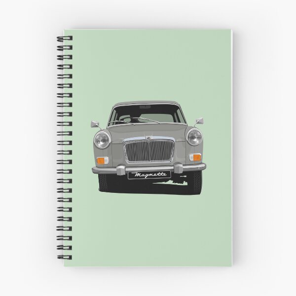 Item preview, MG Magnette - cornering - Dove gray designed and sold by knappidesign.