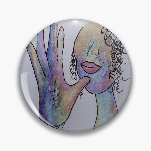 Item preview, ASL Mother in Denim Colors designed and sold by EloiseArt.