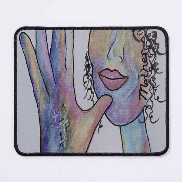 Item preview, ASL Mother in Denim Colors designed and sold by EloiseArt.
