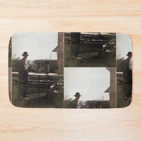 Item preview, Yardmaster, Colorized Antique Railroad Photo ca 1900  designed and sold by Nicolette Olivier.