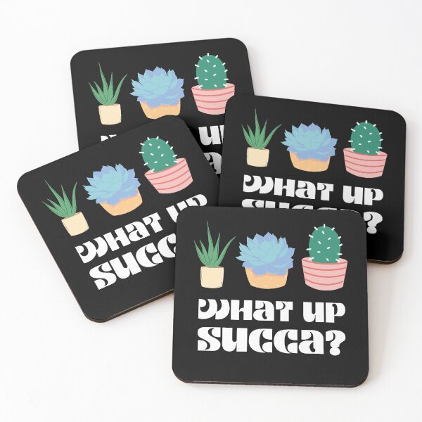 Item preview, Whats Up Succa Cool Design for Succulent Plant Lovers designed and sold by creativille.