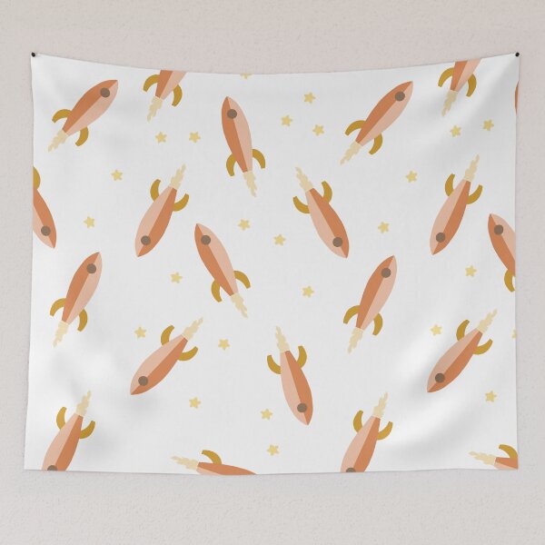 Item preview, Rocket Pattern - Orange designed and sold by gabriellejean.