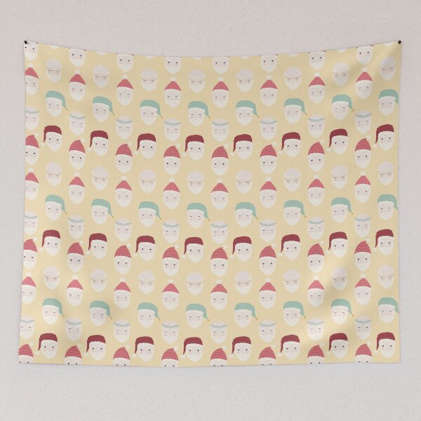 Item preview, Lots of Santas - Yellow designed and sold by gabriellejean.