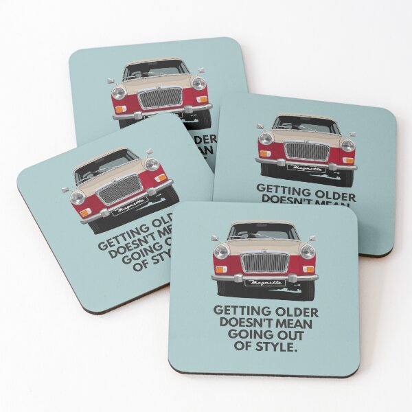 Item preview,  Getting older doesn't mean going out of style - MG Magnette - duotone designed and sold by knappidesign.