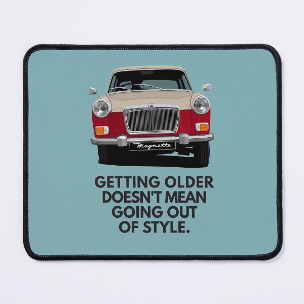 Item preview,  Getting older doesn't mean going out of style - MG Magnette - duotone designed and sold by knappidesign.
