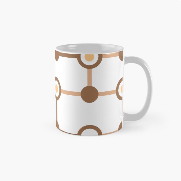 Item preview, Brown Circle Link Geometric Pattern designed and sold by Moyanana.