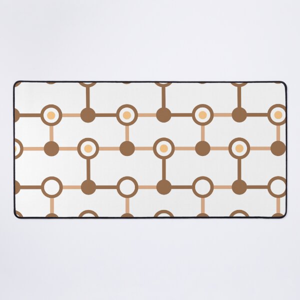 Item preview, Brown Circle Link Geometric Pattern designed and sold by Moyanana.