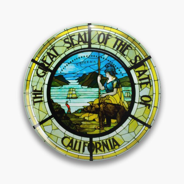 The Great Seal of The State of California, Seal of California, California Pin