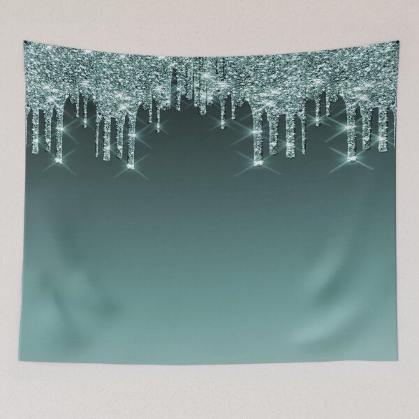 Item preview, Green Dripping Glitter  designed and sold by TrendyGlitter.