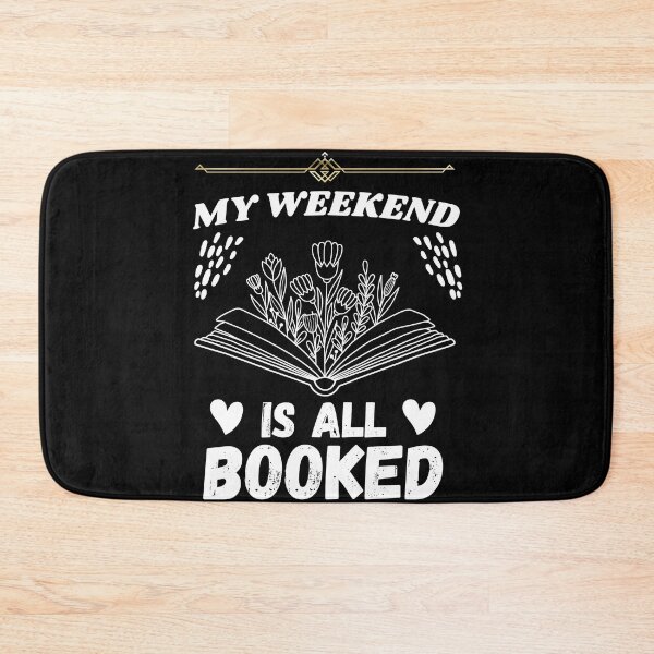 Item preview, My Weekend is All Booked Book Lovers Art Illustration Book Readers Pun designed and sold by creativille.