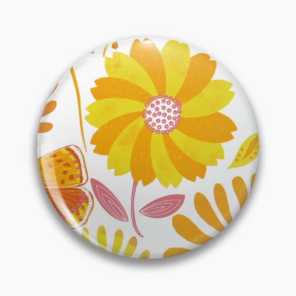 Item preview, Flores doradas de verano designed and sold by Papergrape.