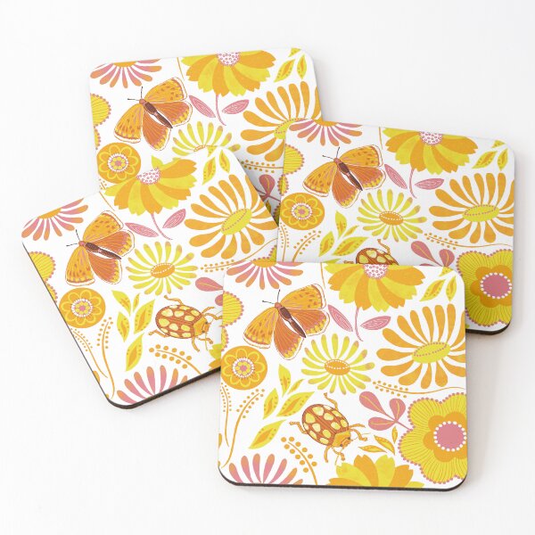 Item preview, Flores doradas de verano designed and sold by Papergrape.
