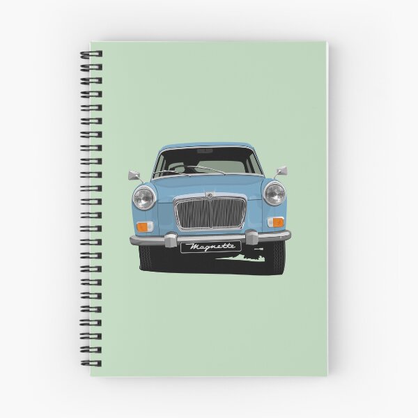 Item preview, MG Magnette - cornering - Iris blue designed and sold by knappidesign.
