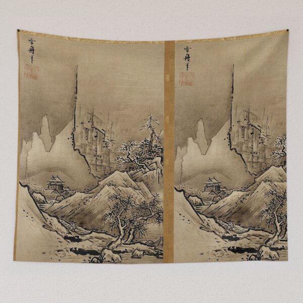 Item preview, Sesshu Toyo Landscape of Four Seasons designed and sold by TeeARTHY.