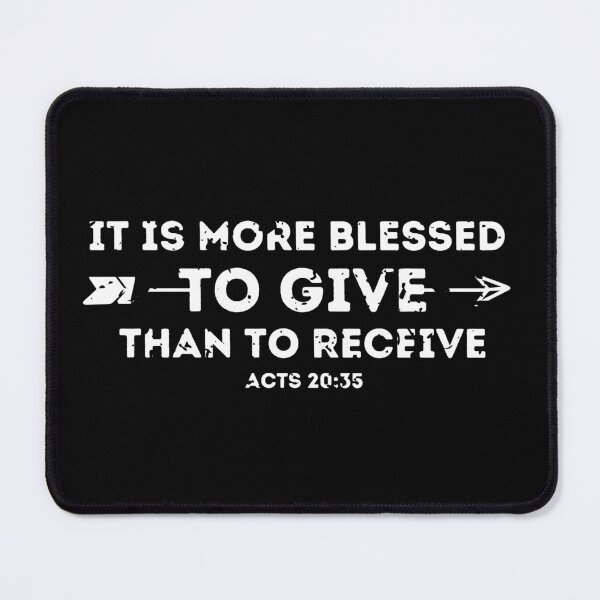 Item preview, it is more blessed to give than to receive designed and sold by ronaldsonou.