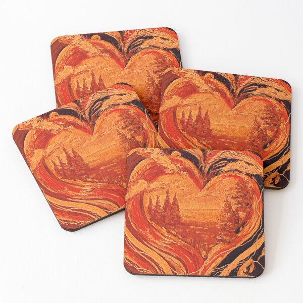 Item preview, Threads of the heart, edited oil painting, #3 designed and sold by MariDaniArt.