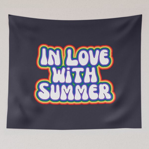 Item preview, In Love with Summer Rainbow Retro Vintage designed and sold by SunfullyYours.