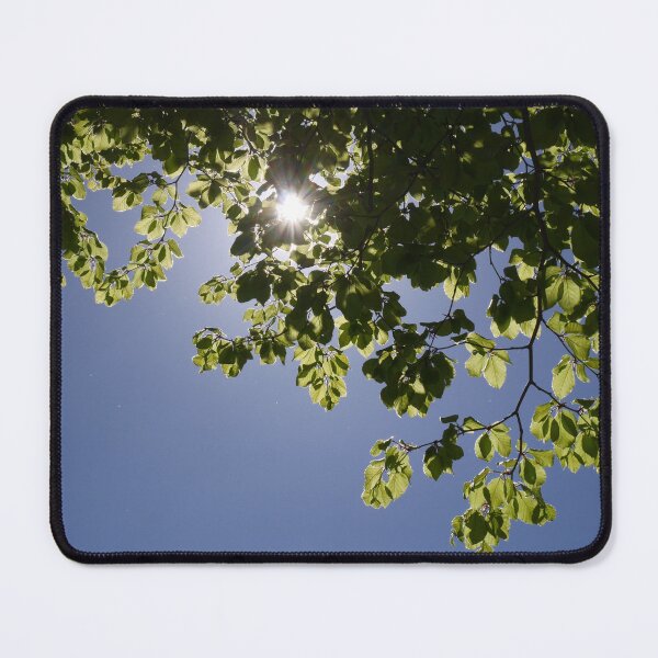 Item preview, Sky and summer sun through the leaves of a tree designed and sold by PausePapote.