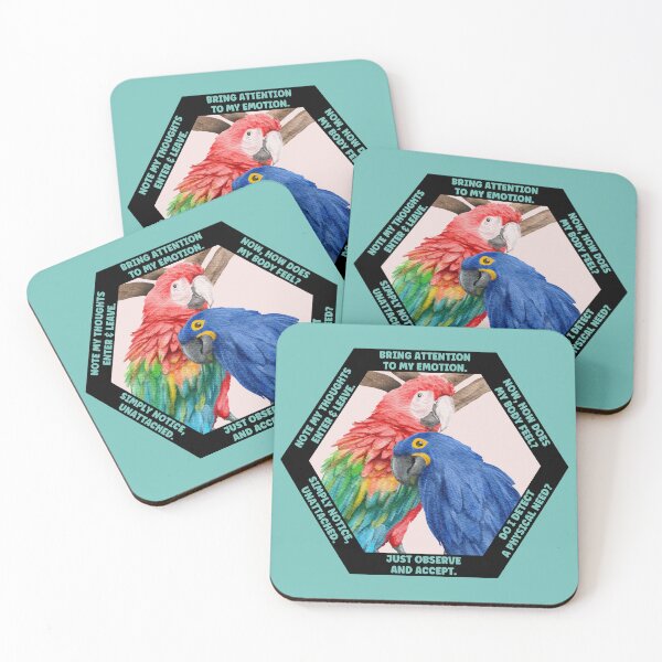 Item preview, Clever Parrot Collection: Emotion Regulation DBT skills practice. Emotion Validation and Mindfulness. designed and sold by Orianah.