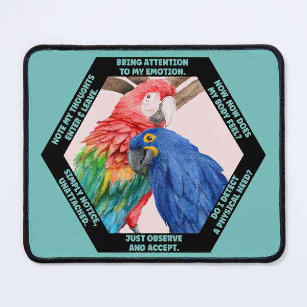 Item preview, Clever Parrot Collection: Emotion Regulation DBT skills practice. Emotion Validation and Mindfulness. designed and sold by Orianah.