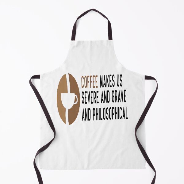 Artikelvorschau, Kaffee macht uns streng und ernst und philosophisch entworfen und verkauft von Cupsofdreams.