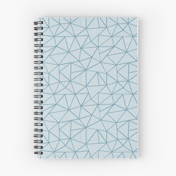 Item preview, Abstract Triangles Geometric Blue Pattern designed and sold by Koi-Art.