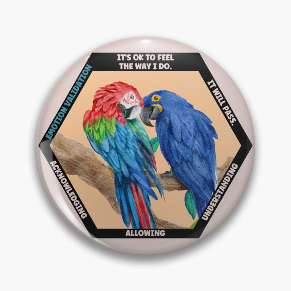 Item preview, Clever Parrot Collection: Emotion Regulation DBT skills practice. Emotion Validation. designed and sold by Orianah.