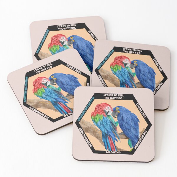Item preview, Clever Parrot Collection: Emotion Regulation DBT skills practice. Emotion Validation. designed and sold by Orianah.