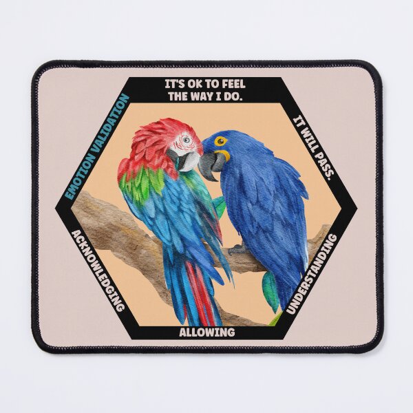 Item preview, Clever Parrot Collection: Emotion Regulation DBT skills practice. Emotion Validation. designed and sold by Orianah.