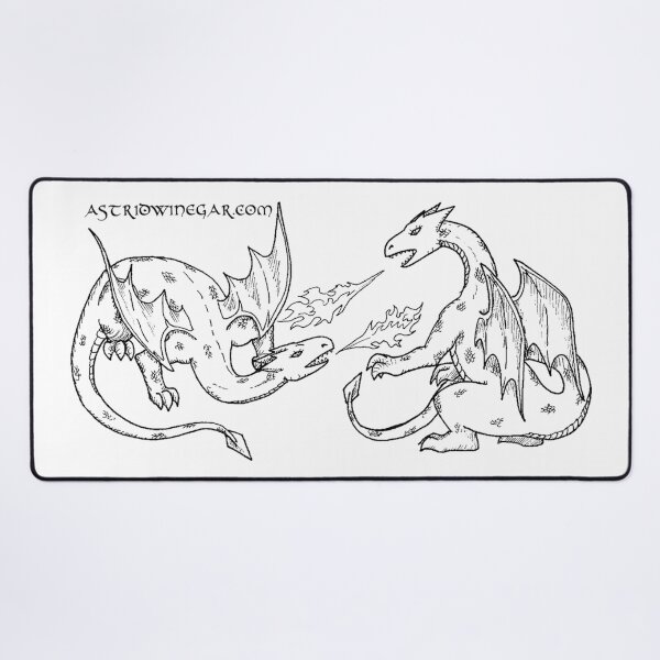 Item preview, Twin Dragons (Very Large) designed and sold by astridwinegar.