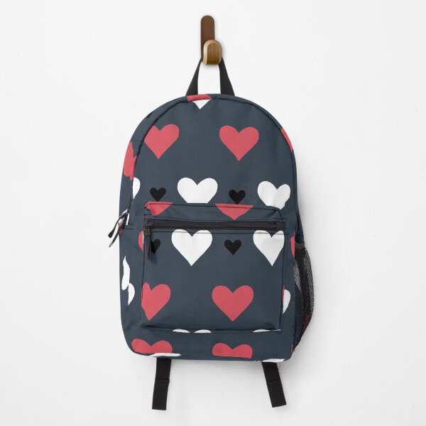 Item preview, Red and White Heart Pattern designed and sold by Koi-Art.