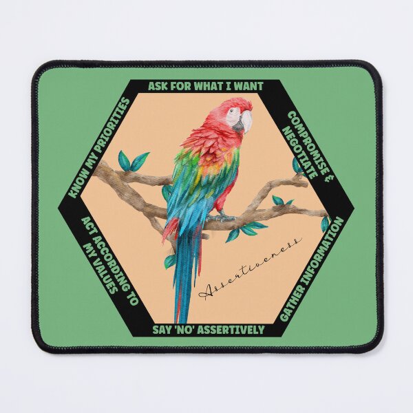Item preview, Clever Parrot Collection: Interpersonal Effectiveness DBT skills practice. Assertiveness Skills. designed and sold by Orianah.