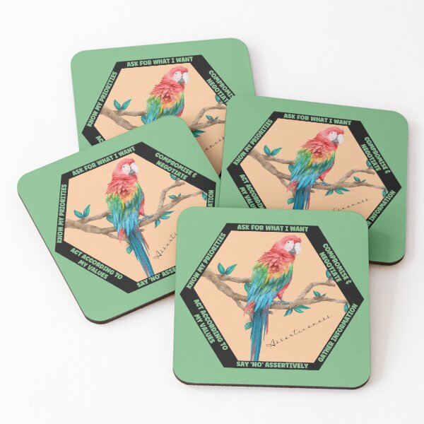 Item preview, Clever Parrot Collection: Interpersonal Effectiveness DBT skills practice. Assertiveness Skills. designed and sold by Orianah.