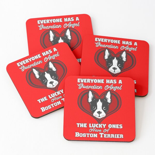 Item preview, Boston Terrier Dog Everyone Has A Guardian Angel designed and sold by fantasticdesign.
