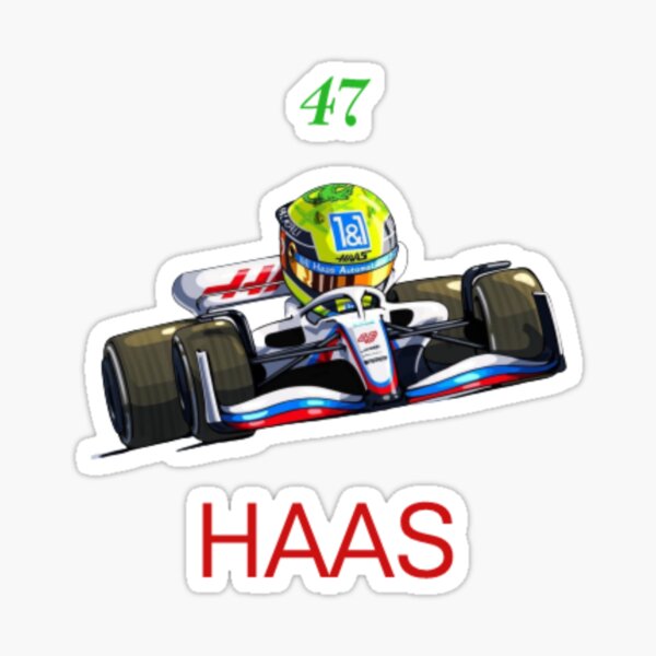 Vista previa del artículo con la obra «Equipo Haas F1», diseñado y vendido por BasicFeeds.