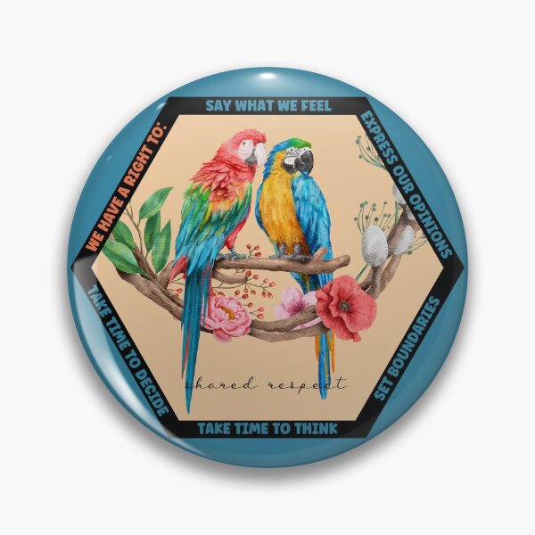 Item preview, Clever Parrot Collection: Interpersonal Effectiveness DBT skills practice. Rights and Shared Respect.. designed and sold by Orianah.
