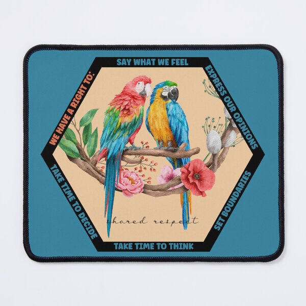 Item preview, Clever Parrot Collection: Interpersonal Effectiveness DBT skills practice. Rights and Shared Respect.. designed and sold by Orianah.