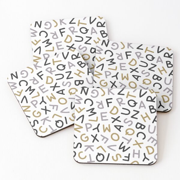 Artikelvorschau, Alphabet-Kindermuster entworfen und verkauft von Koi-Art.