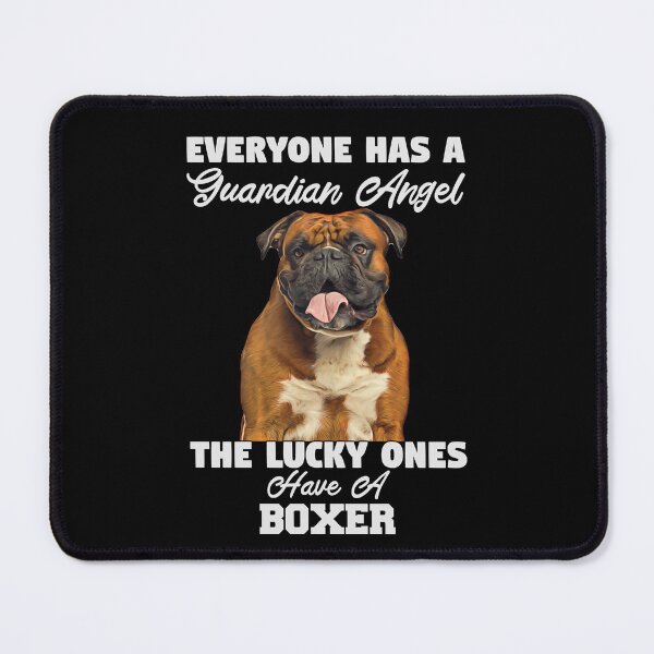 Item preview, Boxer Dog Pet Owner Everyone Has A Guardian Angel designed and sold by fantasticdesign.