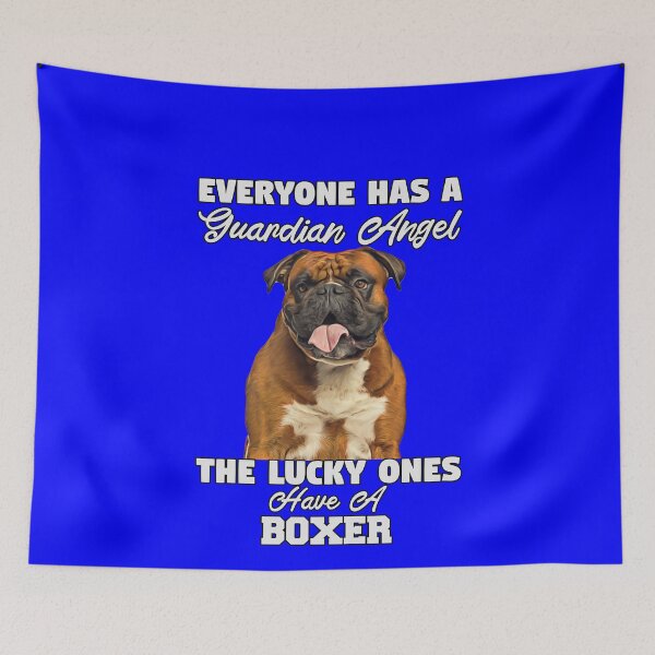 Item preview, Boxer Dog Pet Owner Everyone Has A Guardian Angel designed and sold by fantasticdesign.