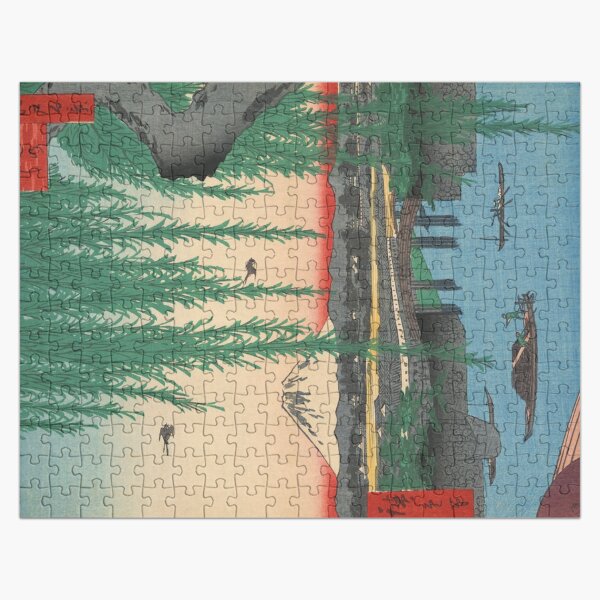 Artikel-Vorschau von Berg Fuji von der Yatsumi-Brücke Ukiyo-e Japanische Kunst, designt und verkauft von VintageArchive.