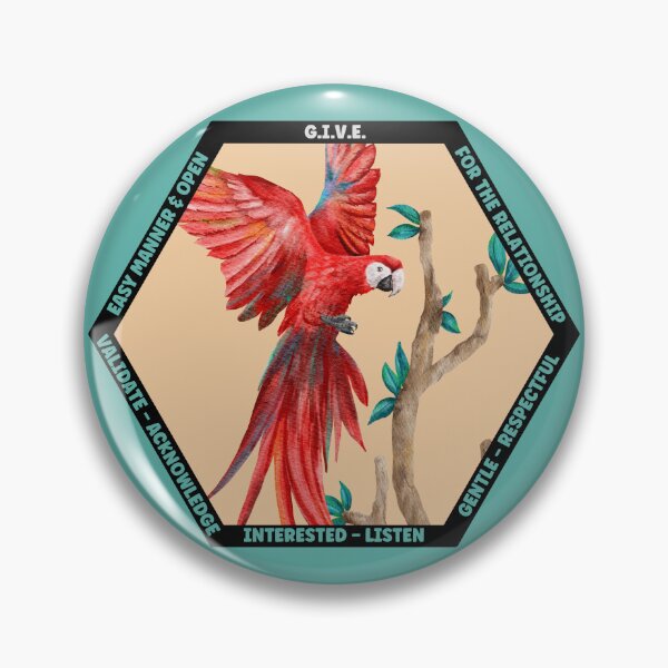 Item preview, Clever Parrot Collection: Interpersonal Effectiveness. GIVE of the GIVE FAST skill designed and sold by Orianah.
