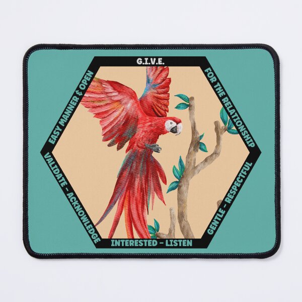 Item preview, Clever Parrot Collection: Interpersonal Effectiveness. GIVE of the GIVE FAST skill designed and sold by Orianah.