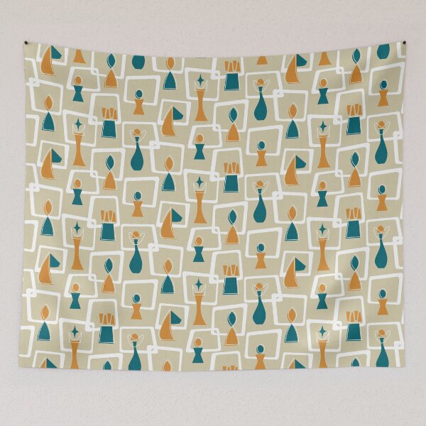 Item preview, Mid Century Chess - Caïssa designed and sold by miavaldez.