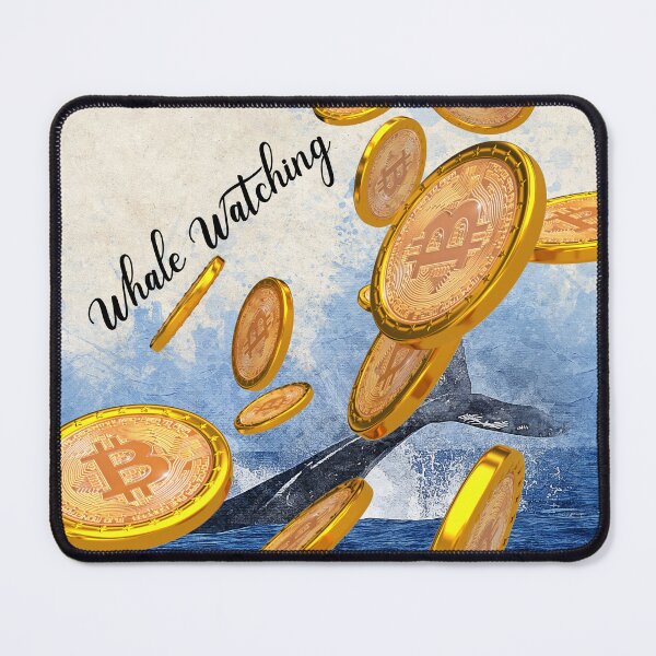 Item preview, Whale Watching Bitcoin designed and sold by RedSparkle.